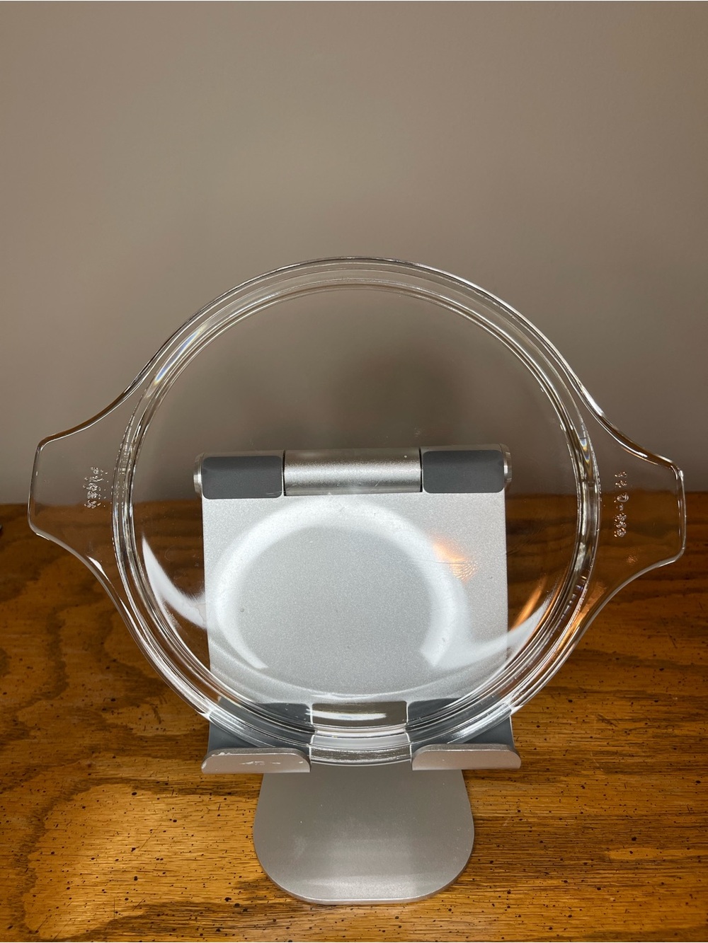 Vintage Clear Pyrex 474-C Glass Casserole Lid Replacement Cover